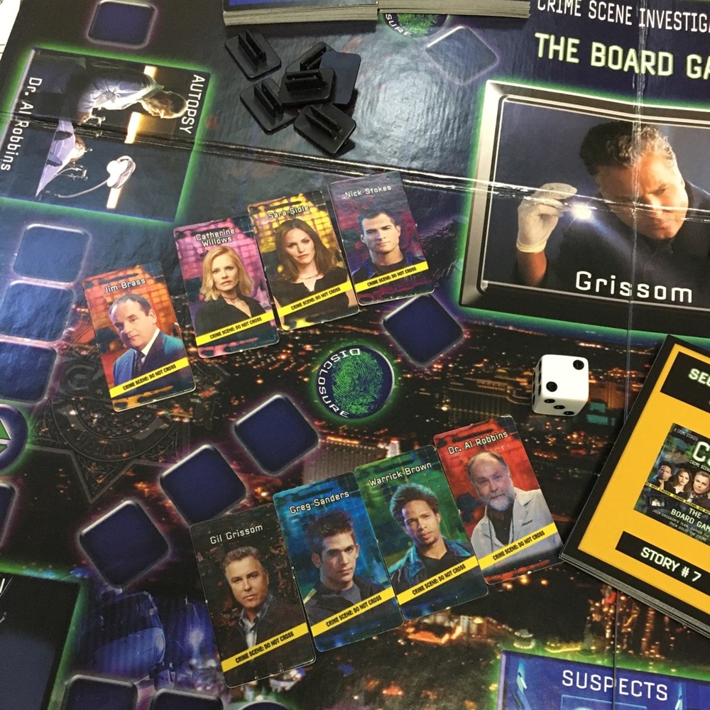 CSI,Crime Scene Investigation, Board Game,Complete - Picture 8 of 8